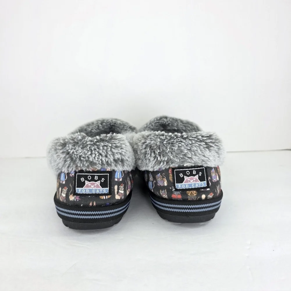 Skechers BOBS Too Cozy Cat Ages Slippers Colorful Cats Multicolor Women’s Size 8 - Picture 9 of 15